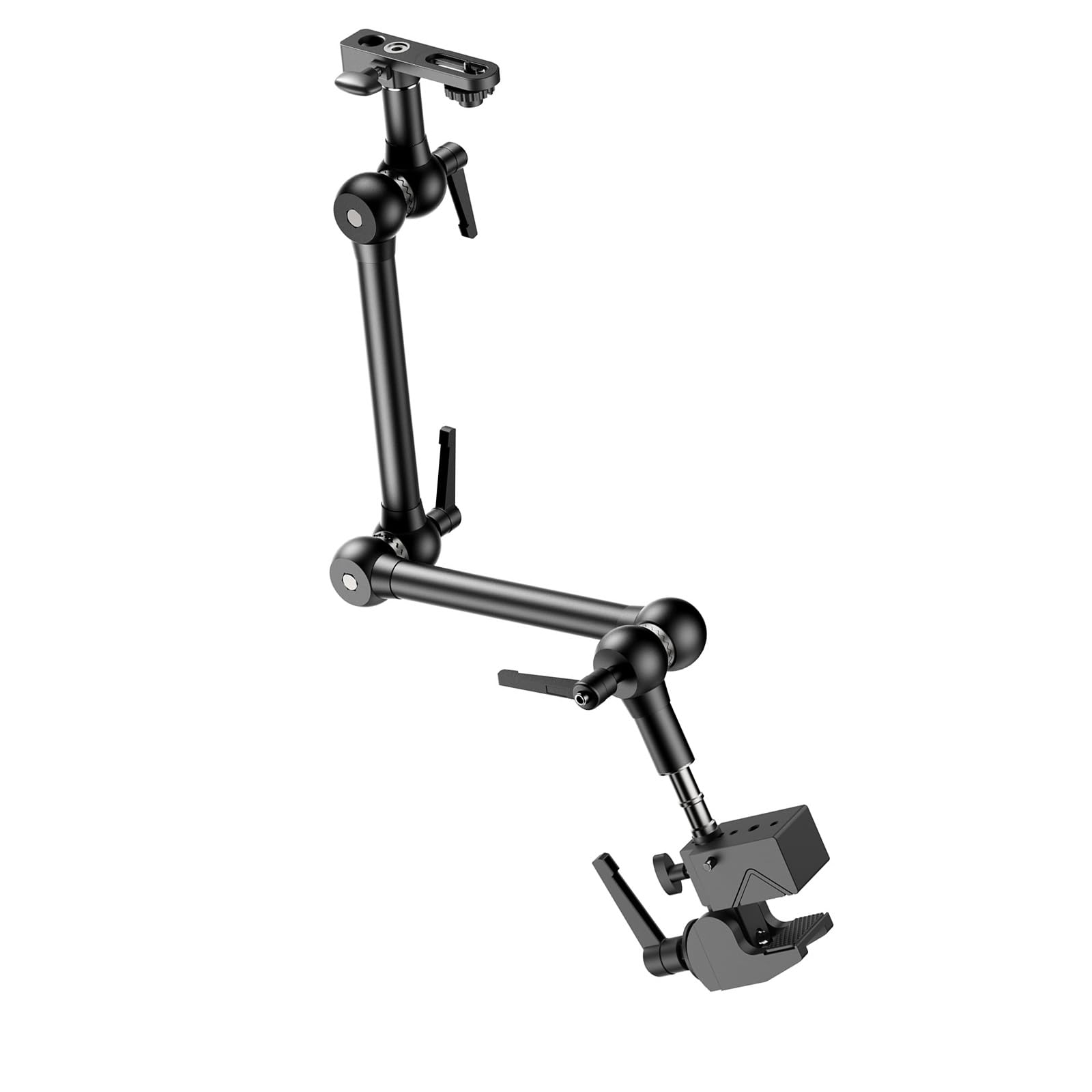 Brazo de metal con soporte articulado súper abrazadera para cámara réflex digital, accesorios de fotografía, brazo ajustable
