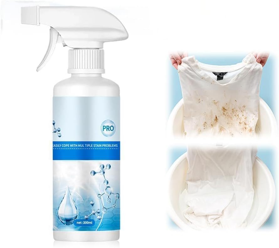 2025 Nuevo removedor de manchas de Sowhatahow, quitamanchas de ropa, limpieza profunda, limpiador de 300 ml