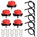 CLSR2U 5PCS 570682A Primer Bulb 951-10639 with Fuel Line Hose Replacement for MTD Snowblower Primer Bulb Assembly Compatible for Tecumseh AV520 H30 Engine Craftsman Troy-Bilt Toro 751-10639 7512B1476