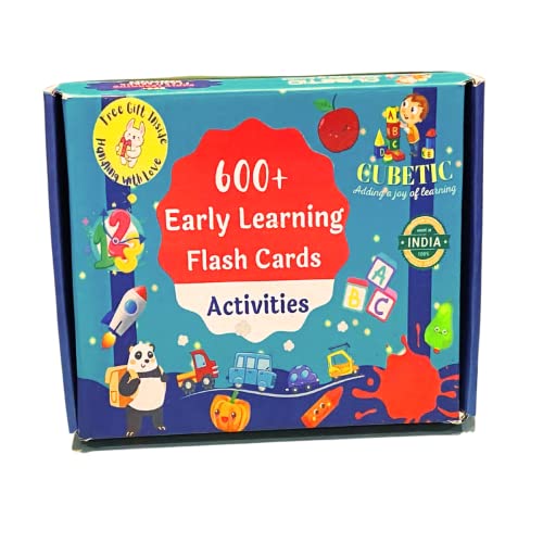 CUBETIC Flash Cards Set of 324 BOTHSIDED Early Learning Flash Cards