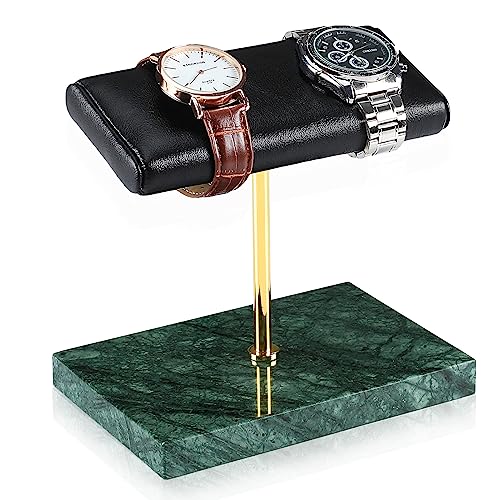 LYS&LYX Watch stand watch display stand watch holder watch Handcrafted watch holder (2--green/glod/black)