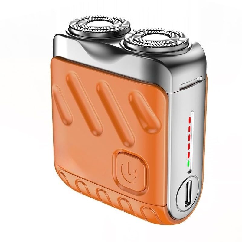 Top-Selling Mens Mini Electrict Shaver - Magnetic Dual Blades Curved Blade Mesh Waterproof Skin-Friendly Washable