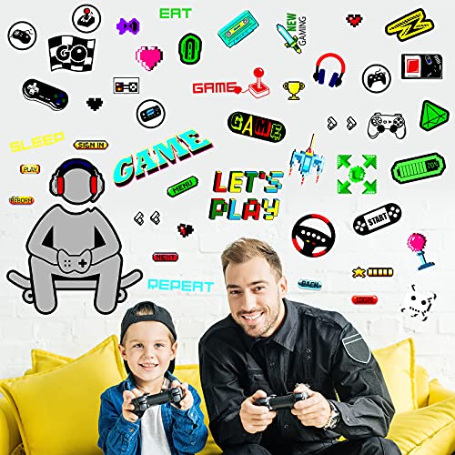 54 Pegatinas Gamer para Pared que Brillan en la Oscuridad miniatura 6