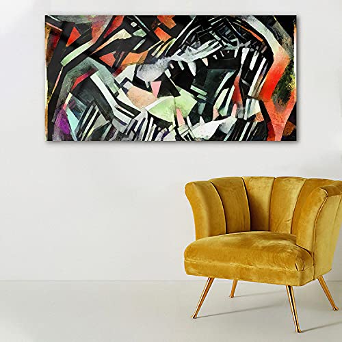 Tableau moderne verre trempé crocodile pour grand mur vide - 3