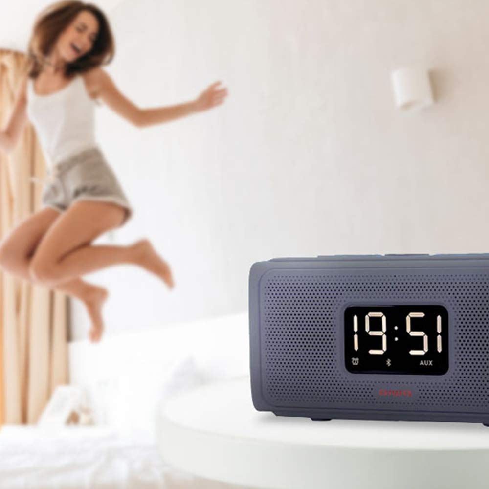 Aiwa CRU-80BT: Altavoz Bluetooth con Radio Reloj