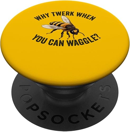 Abeja Mujeres Hombres Amarillo Personalizado Bumble Abejas Miel Apicultor PopSockets Estándar PopGrip