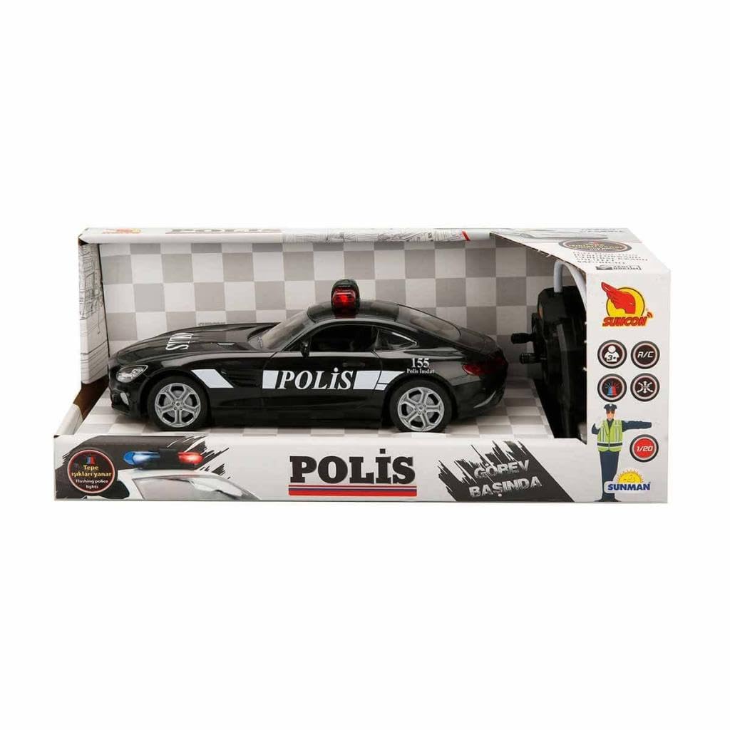 Suncon Sun-Sabc-Snc-R/C 1/20 F/F Araba Aztec Polis 40Mhz.2A.2R.Işikli A.Kutu [Tr]