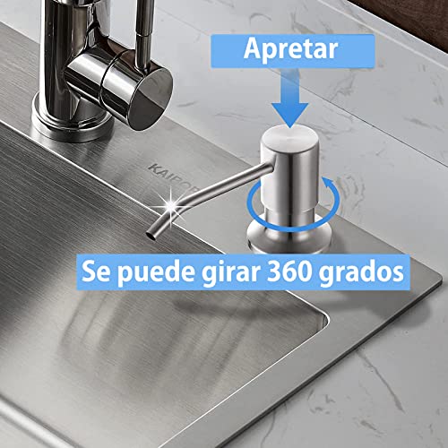 Encuentra reviews de Dispensadores de Jabon de acero inoxidable los más recomendados. 26 Imagen adicional