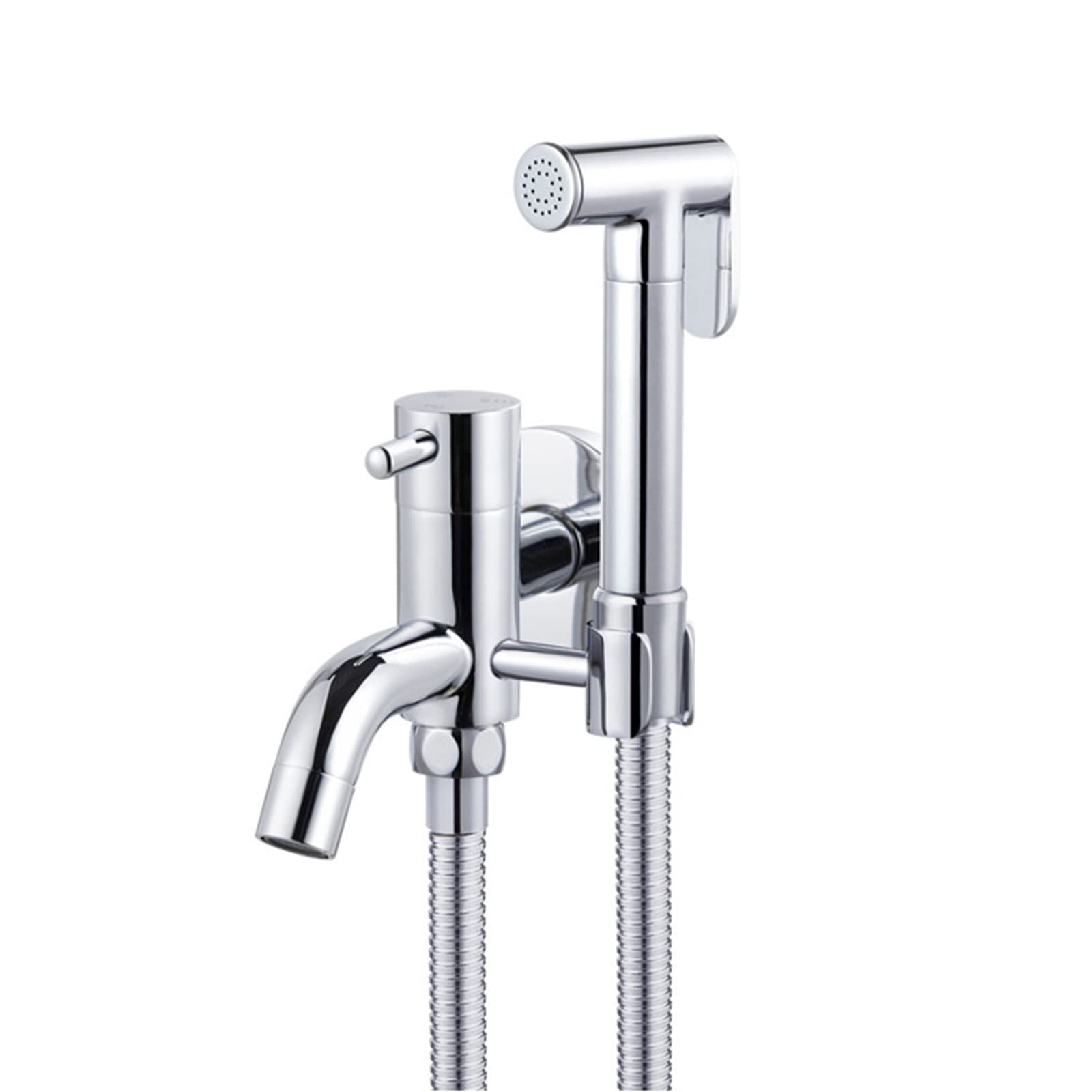 Yjyjy Chrome A Bidet Sprayer For Toilet,Brass,Bidet Shower Kit,Handheld Bidet Toilet Sprayer Jet Sprayer Kit,Handheld Bidet Sprayer Kit,Bidet Sprayer For Toilet Portable,Handheld Bidet Spray