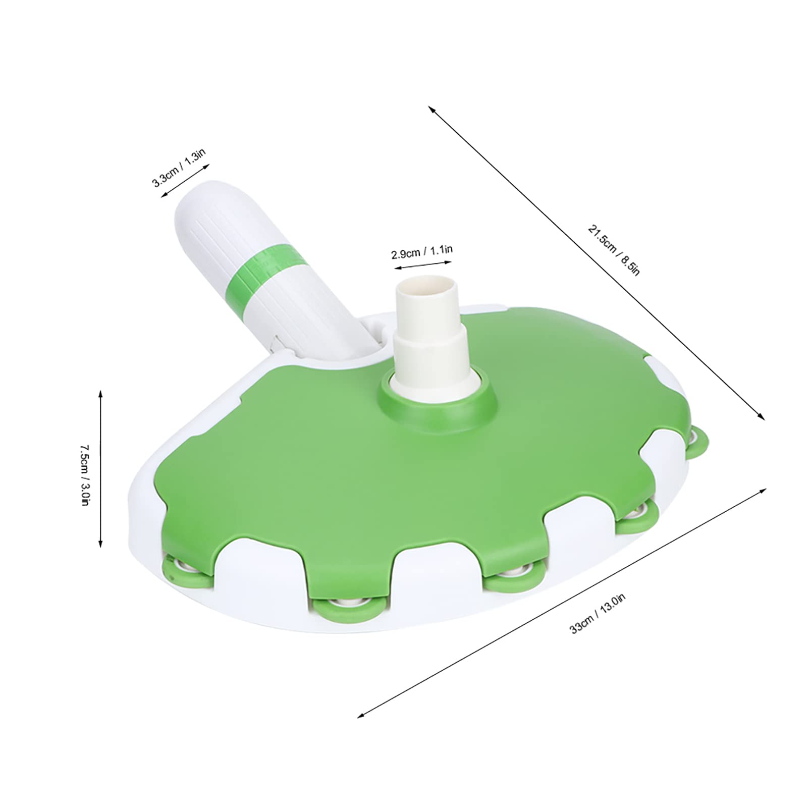 Restokki 14in Swimming Pool Cleaner Suction Cleaning Vacuum Head Pool Cleaning Equipment Tools