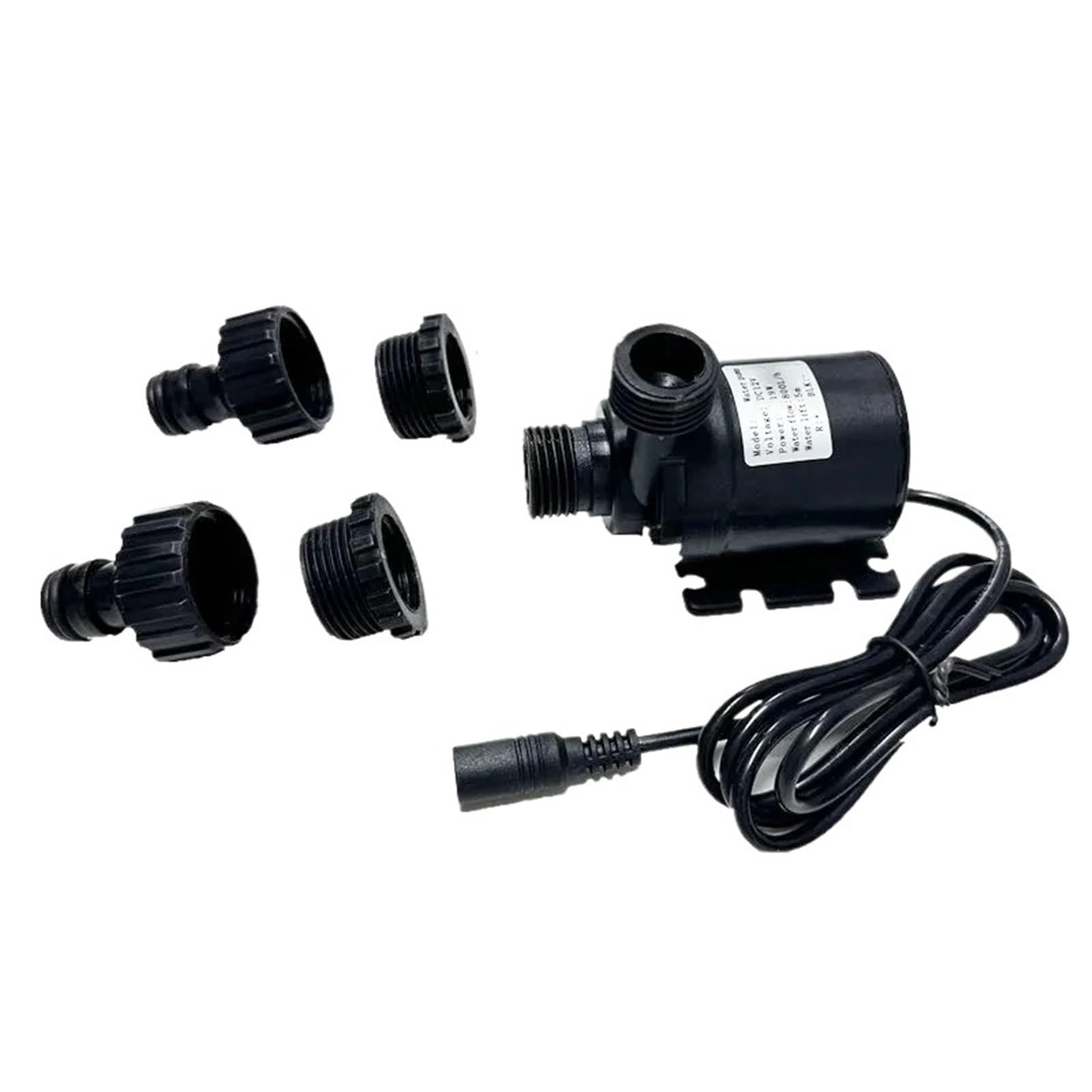 DC12V Pompy wodne Podnośnik 5 m 800 l/h Solarny bezszczotkowy silnik cyrkulacja wody 24 V pompa wodna bardzo cicha pompa zanurzeniowa (zestaw połączeń przewodów 24 V)