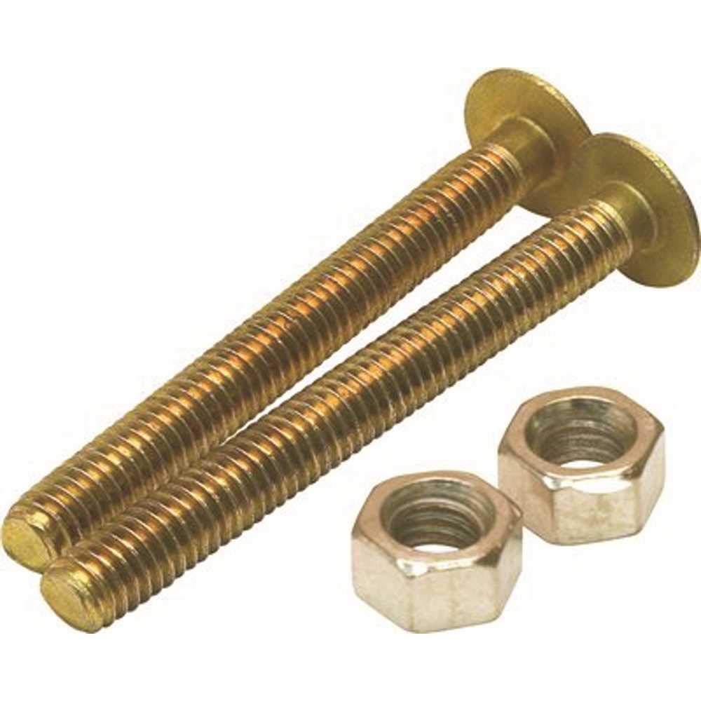 ProPlus192258 Oval Closet Bolt, 5/16" x 2-1/4", Solid Brass - 192258