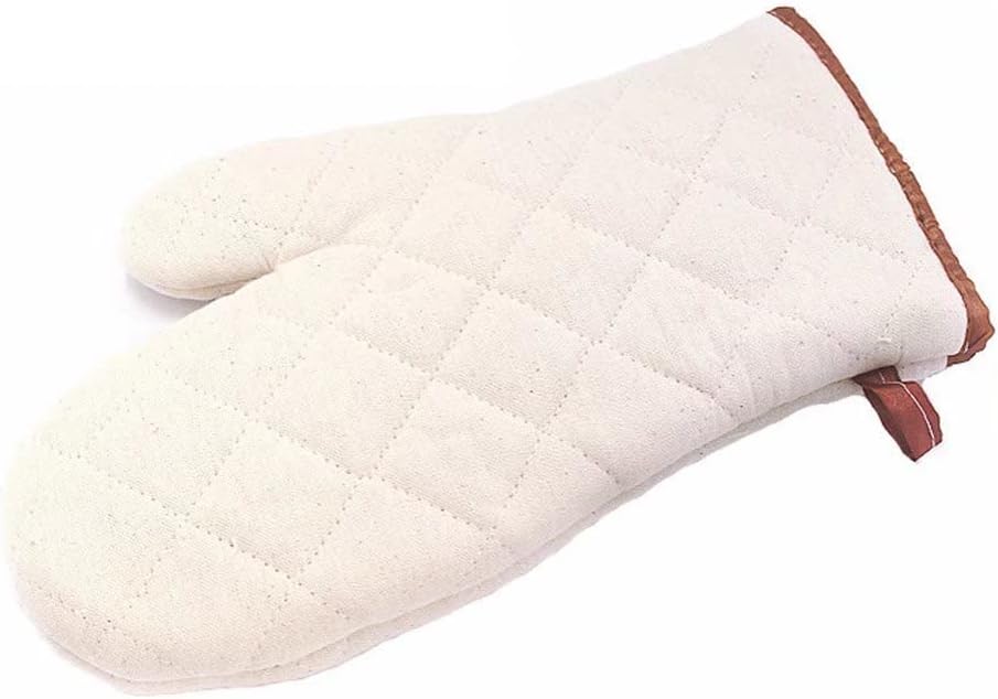 Oven Mitts, high Temperature Resistant Mitts, Thickened Oven and Microwave Mitts for Cooking, Baking and Grilling (Size: 28.5 * 16cm, 1 Pair)
