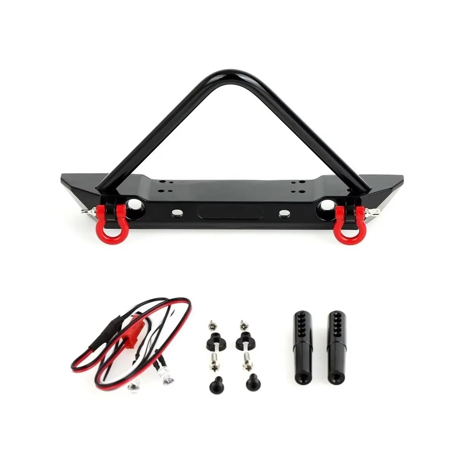 Paraurti RC per TRX4 per TRX6 per SCX10 II III PRO Gen8 Gen9 Paraurti Anteriore Alluminio per Auto Cingolate RC 1/10, Parti E Accessori