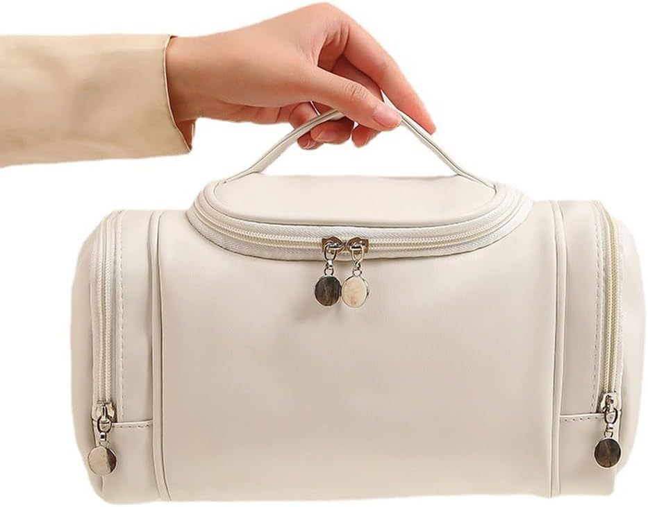 JSEIAJB 小さな化粧品バッグ、ジッパーポーチ、化粧ブラシバッグ、防水旅行用化粧品バッグ(B)