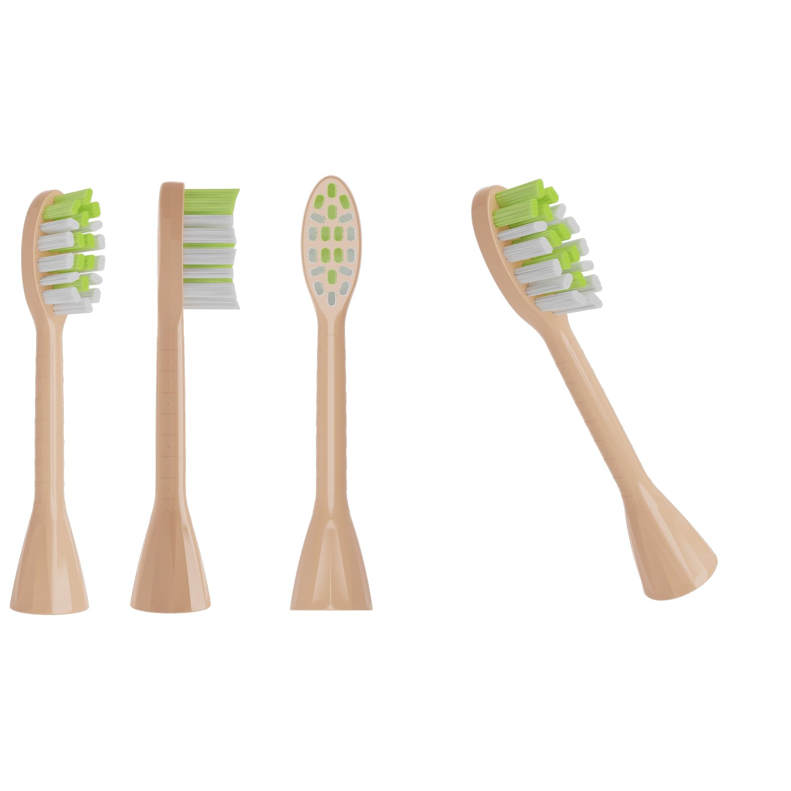One Series Replacement Toothbrush Heads Pisonicleara Compatible with sonicare Philips One Series BH1022/03 HY1100/02 HY1102 (8-pc) Battery Brush, Mango Snow White Travel Refill (one-Shimmer)