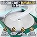 LATCH.IT 1-inch RV Trim Molding Insert White | 100-Foot RV Weather Stripping Exterior | Camper Trim Molding Exterior | UV-Resistant & Flexible RV Weather Stripping Exterior DIYers!