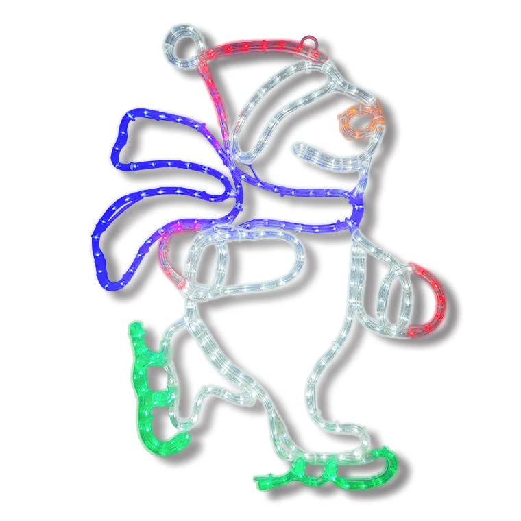 イルミネーション 屋外用 モチーフライト スノーマン 雪だるま 57×76cm DENKO HOME イルミネーション 屋外用 モチーフライト スノーマン