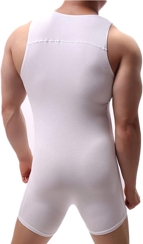 Men's Wrestling Singlet Athletic Leotard One Piece Sport Bodysuit Gym Outfit Active Underwear - Image 4