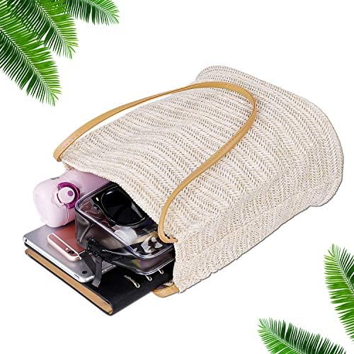 Colorich Strohtasche Damen - Boho Umhängetasche Für Strand & Urlaub