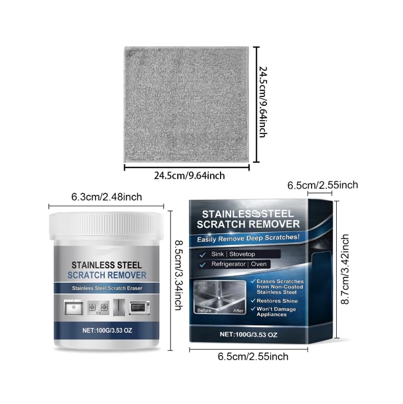 Kit Removedor de Rayones para Acero Inoxidable miniatura 4