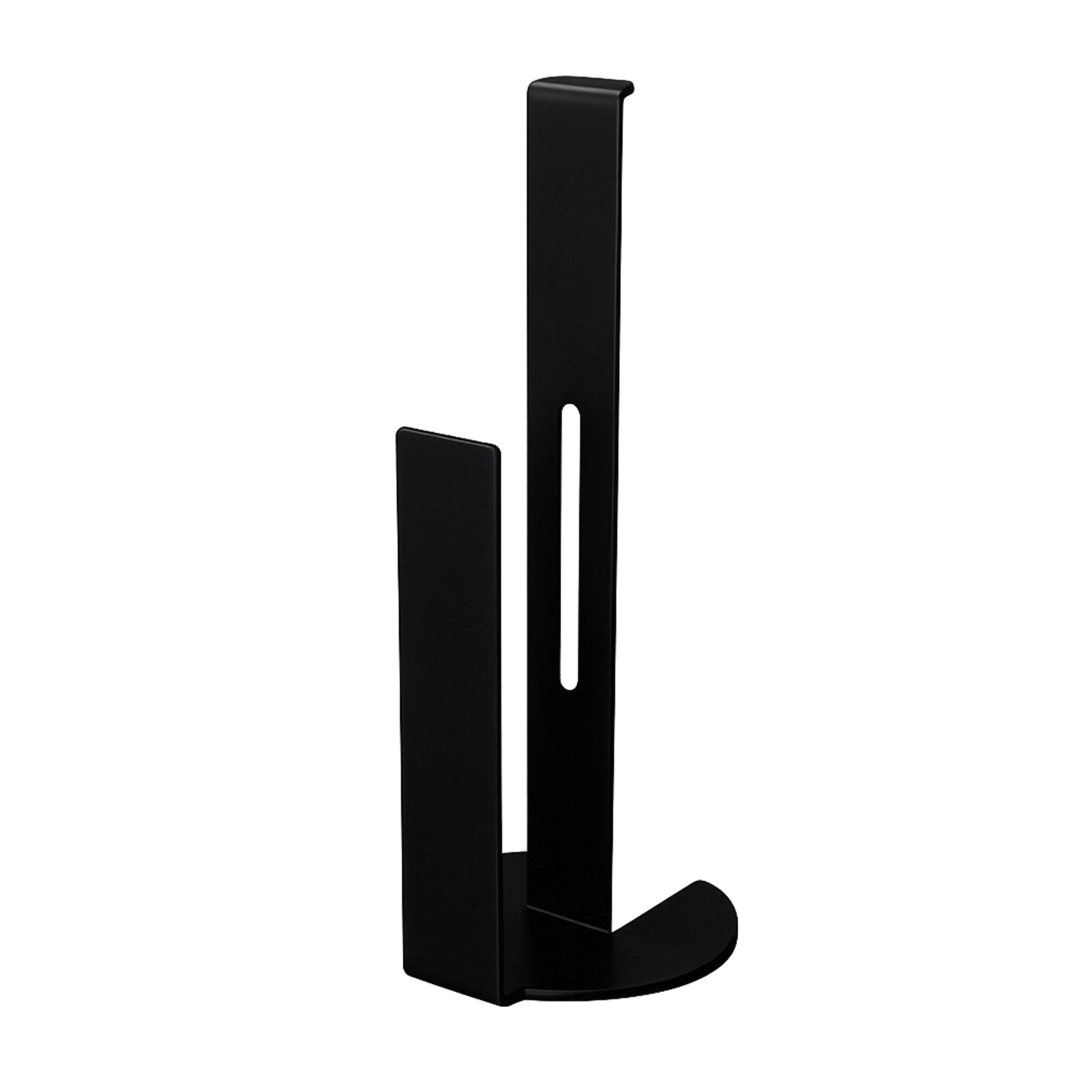 RacknRoll Premium Küchenrollenhalter Schwarz Made in Germany, Edelstahl