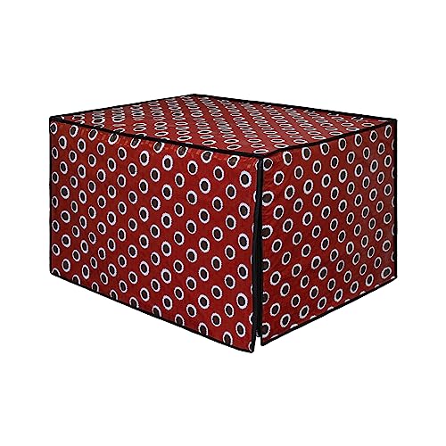 Image of DREAM KING Stylish Design & Printed Microwave Oven Cover Full Closure |waterproof & Dustproof Oven Cover Suitable for All Models - Multicolour SA11