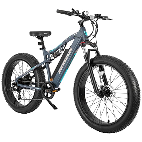 Hiland 26 Zoll Fat Tire Mountainbike, 7 Speed Fat Bike, Doppel...