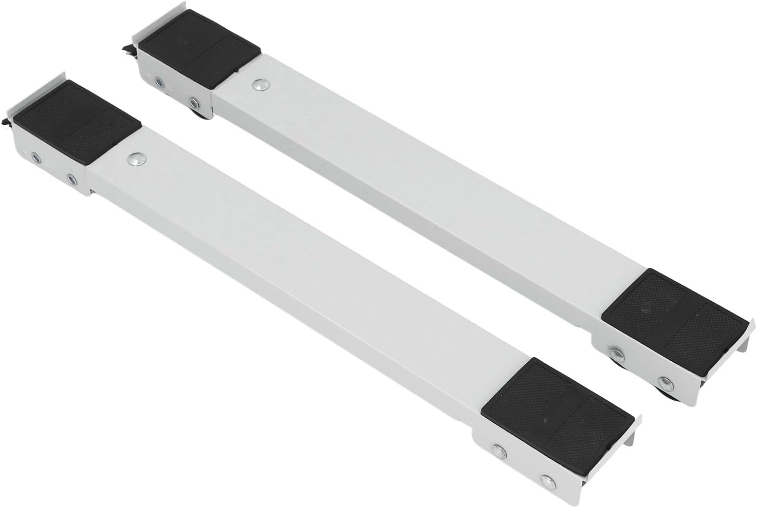 Appliance Rollers Heavy Duty Universal Extendable Mobile Base with 12 Wheels for Washing Machine Refrigerator Furniture Moving Slider Proof Bracket 2Pcs