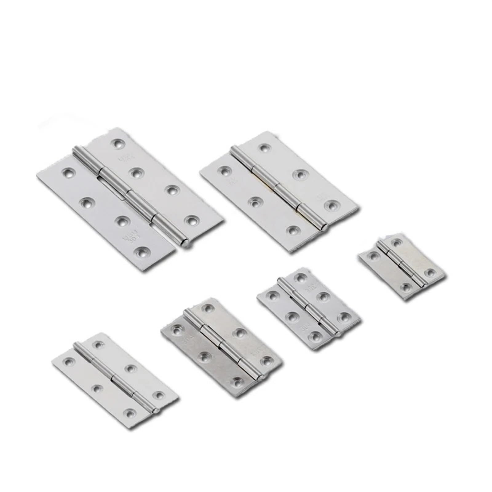 Charnières en acier inoxydable 4 pouces au design épuré pour armoire