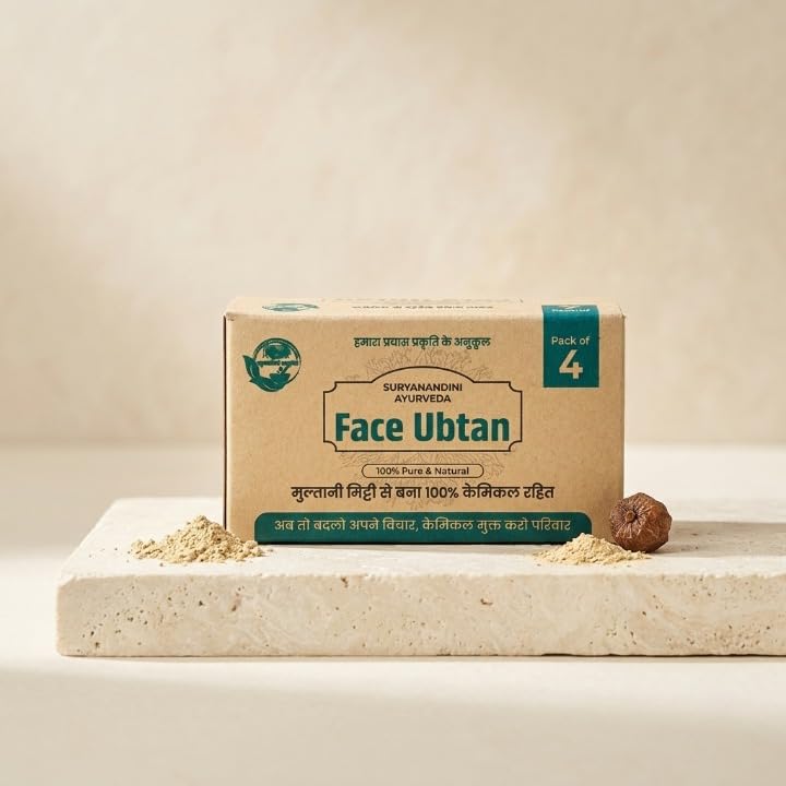 Natural Multani Mitti Ayurvedic Handmade Face body ubtan | Natural | Multani Mitti Soap (100 gm Each, Pack of 4)-image-18