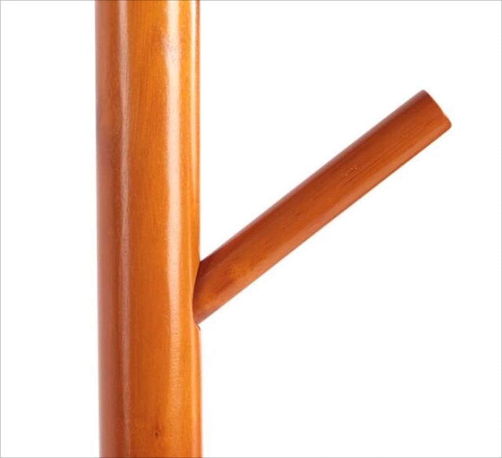 Coat Rack Solid Wood Free Standing Coat and Hat Rack Compatible with Garage Foyer Office Closet/Free Standing Coat Rack Light Wood Portable Coat Rack Tower Coat Rack