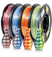 IEMAI 3D Printer Filament Dual Color PLA 4*250g…