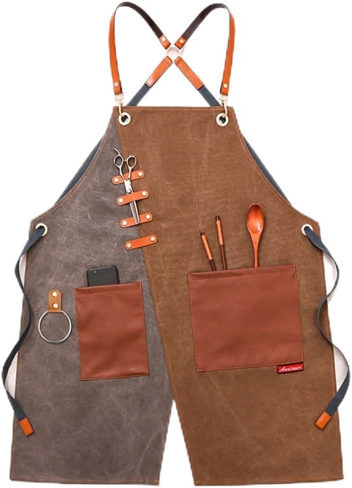 Work Clothes Hairdresser Milk Tea Shop Handmade Gardening Waitress Female Apron