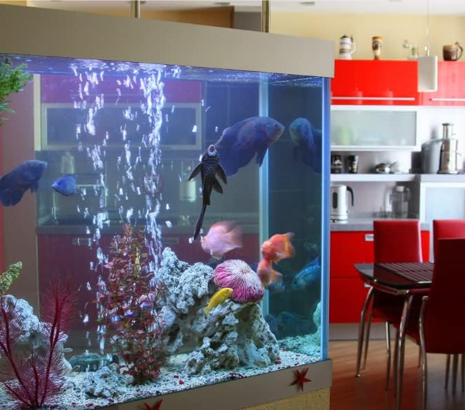 Pissente Aquarium Protein Skimmer, External Mini Aquarium Filters Separator Acrylic Fish Tank Protein Skimmer Separator with IQ5 Aquarium Separating Accessory Replacement for Fish Farming