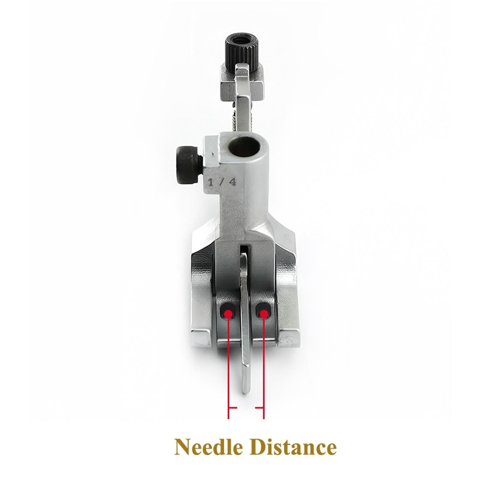 Pie for caminar KP1560 con guía central apto for JU-KI LU-1560 LU-2810 for máquina de coser de doble aguja for Ty-pical GC20606 20618 369RB(Size 3-8 inch)