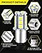 Qoope 1156 LED Bulb White 1141 LED Bulbs RV Light Interior Bulbs 7506 1003 1073 BA15S LED Bulb 18SMD 5050 Replacement for 12V Camper Travel Trailer Boat Light Bulbs, Pack of 6