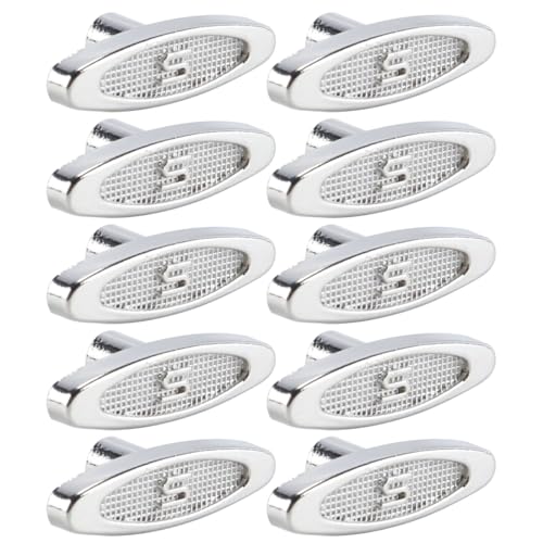 Durlo Lot De 10 Clés De Remontage En T Pour Boîte À Musique, En Métal Argenté, De 10 Mm, Pour Réparation Et Restauration De Boîtes À Musique Anciennes