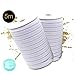 Produktbild GD Gummiband für Mundschutz zum Selber Nähen I Premium Gummikordel für Mundbedeckungen I Weißes Gummizugband (5 mm)