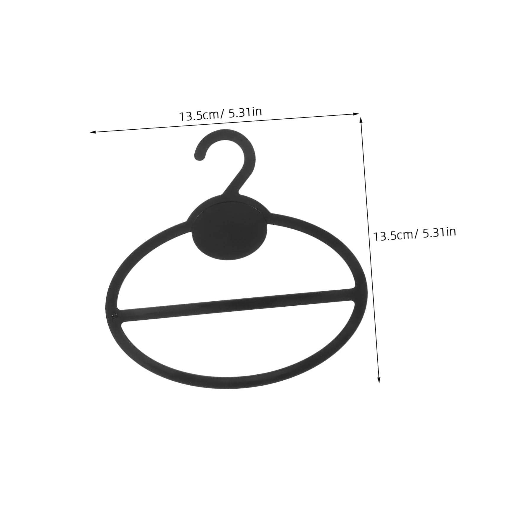 ABOOFAN Multi-Purpose Scarf Organizer 360° Rotating Clothes Hanger High-Capacity Scarf Hanger for Closet 10 Pack