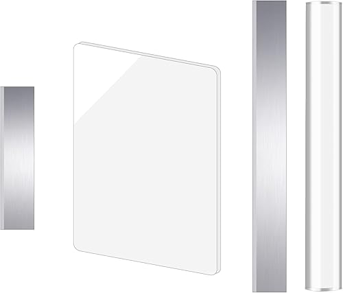 Juego de herramientas de arcilla: cuchilla de acero flexible para cortadores de arcilla, rodillo de arcilla hueca acrílica y tablero de respaldo de