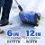 SOYUS Electric Snow Shovel Cordless, 20V 12-Inch Electric Snow Blower, Snow Shovel for Driveway with Directional Plate (1x4.0Ah Battery, Charger and Cover Included)