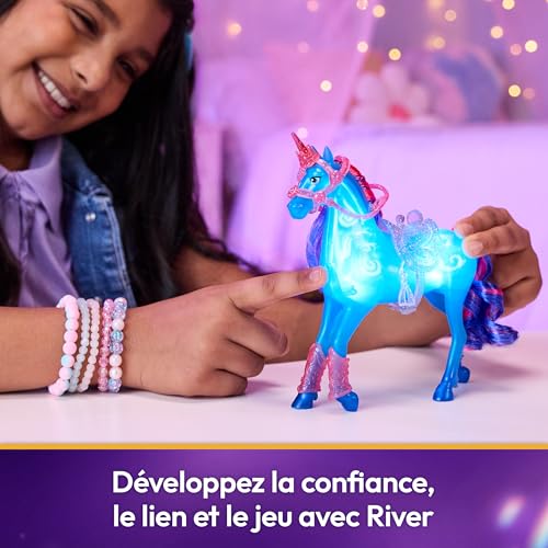 Unicorn Academy 'Ecole des Licornes Playset Interactif River Et Isabel Licorne Lumineuse Et Poupée À Collectionner Jouets Inspirés De La Série 'Ecole des Licornes Jouet Enfant et + - vue 5