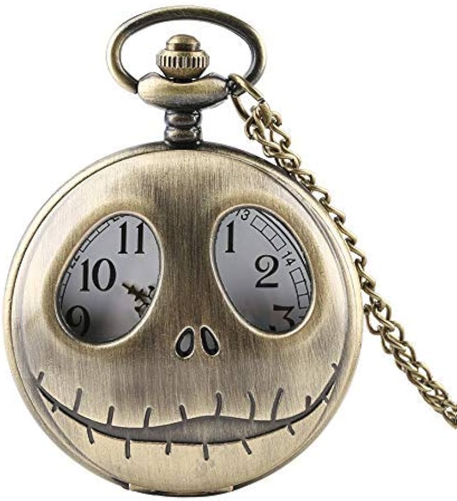 ナイトメアービフォアクリスマス FOSSILフォッシル懐中時計/パンプキン ナイトメアービフォアクリスマス FOSSILフォッシル懐中時計