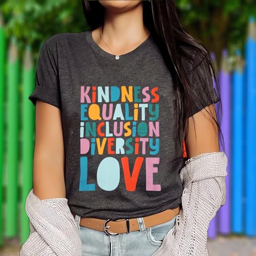 Teacher Shirt Women Inspirational Letter Print T-Shirt Special Education Teacher's Day Tee Tops - Image 6