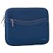 iPad Mini 4 Sleeve, Evecase Smile Padded Neoprene Zipper Carrying Sleeve Case Bag with Front Accessory Pocket for iPad Mini 4, 3, 2 / Android 7-8 inch Tablet Device - Navy Blue