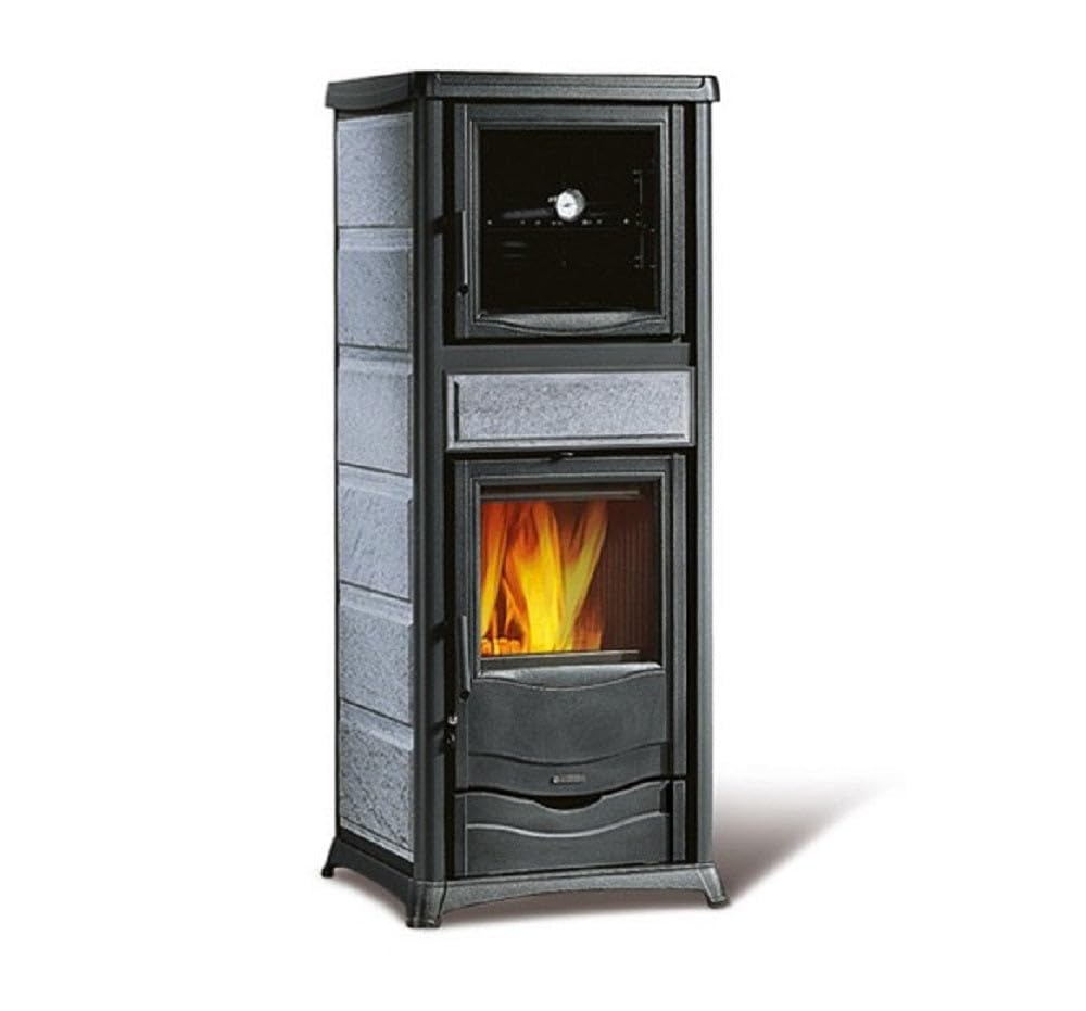 Termostufa a legna nordica termorossella plus forno dsa 4.0 pietra naturale