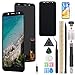 RongZy Schermo LCD per Samsung Galaxy A6 2018 A600 Display Touch Screen Digitizer Parti di Ricambio di Riparazione con Strumenti(Nero)