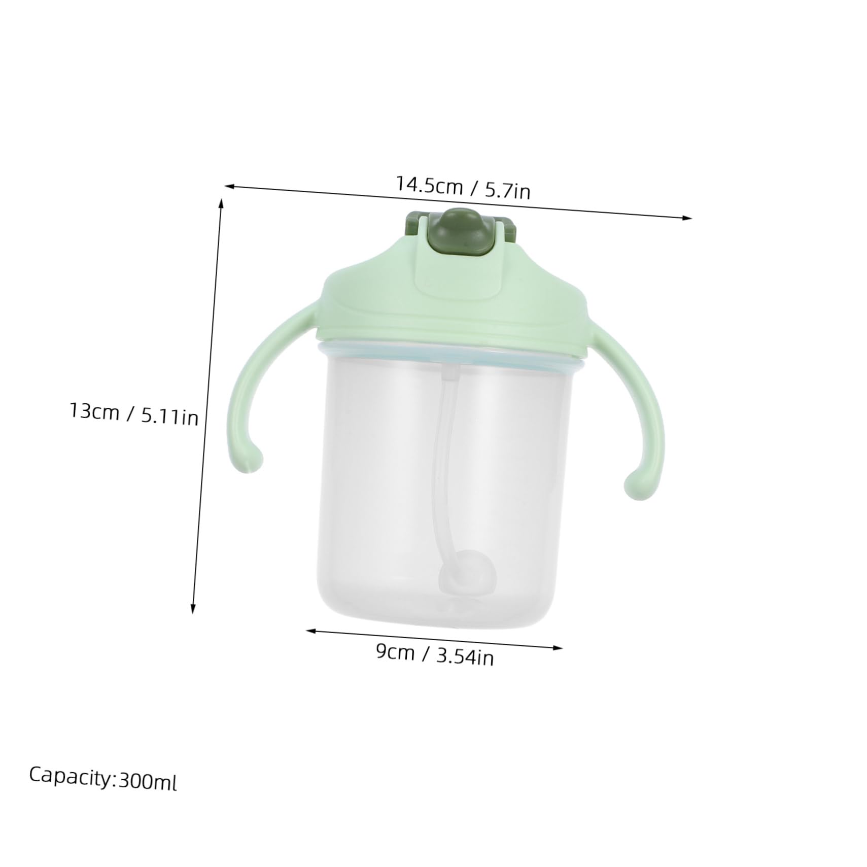 3piezas Taza Antiderrames Con Pajita Para Mayores y Pacientes Diseño Para Cama Para Mujeres Embarazadas y Cuidado De Enfermos