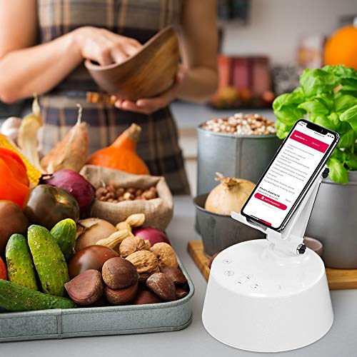 Emerson Docking Station With Wireless Charging, Bluetooth Speaker, Radio And Alarm Clock With Extending And Rotating Phone Rest For Hands Free Calling thumb #3